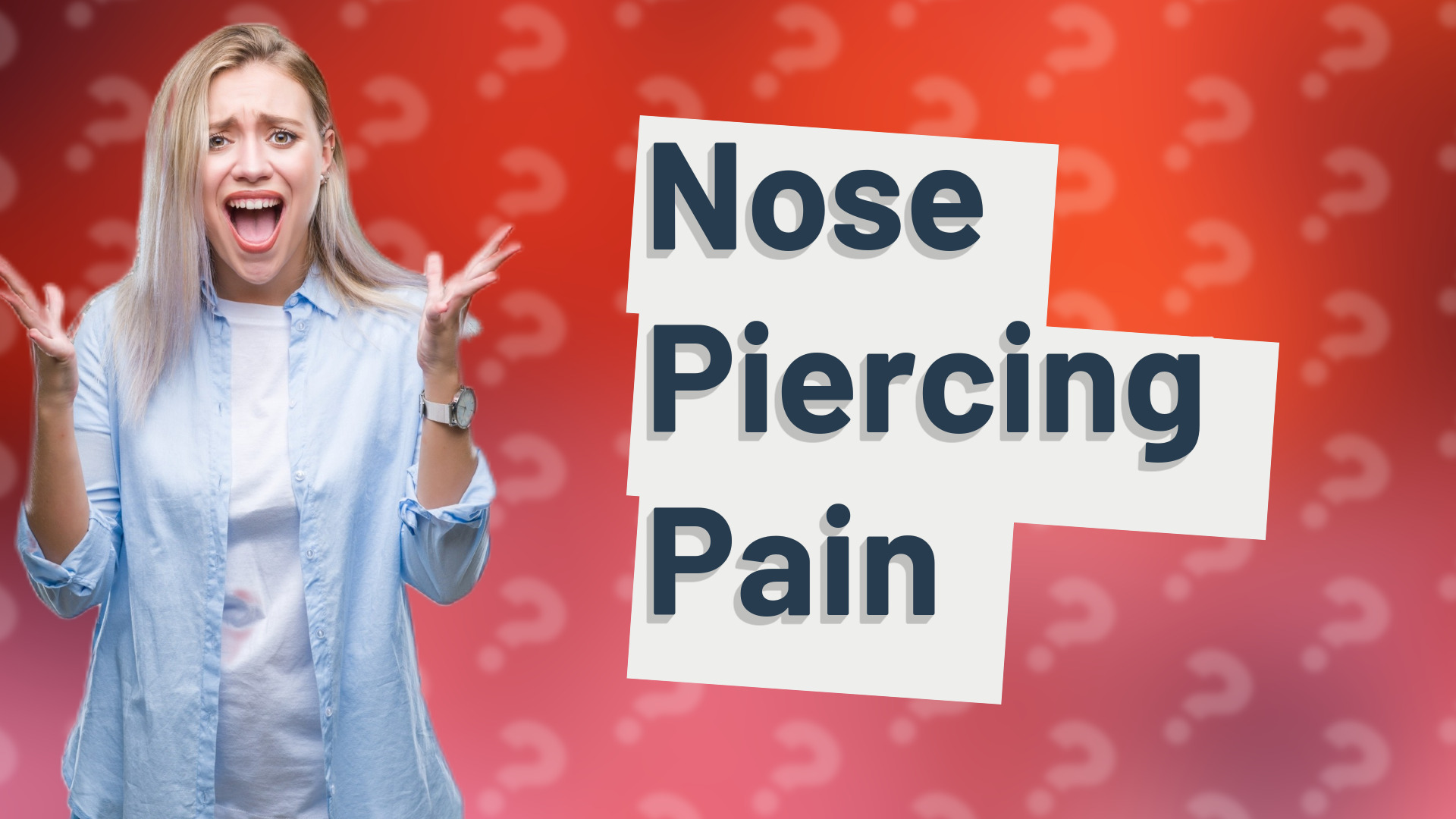 Nose Piercing Pain