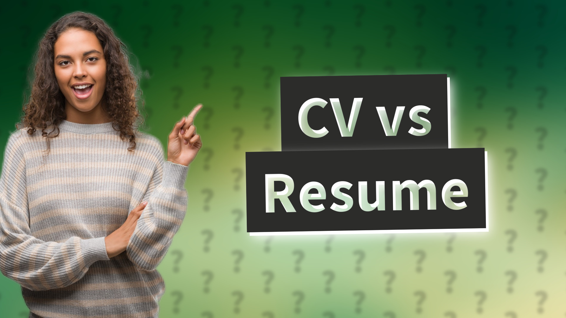 CV vs Resume