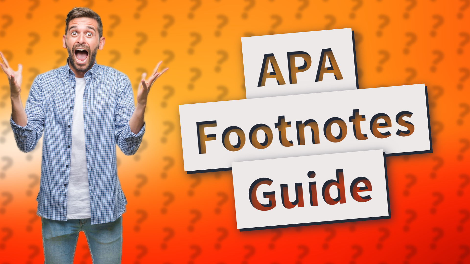APA Footnotes Guide
