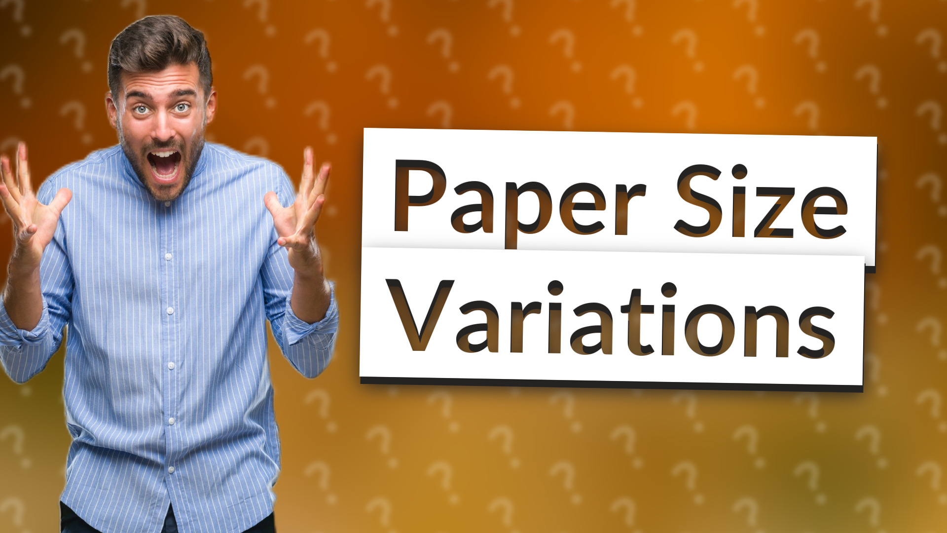 Paper Size Variations