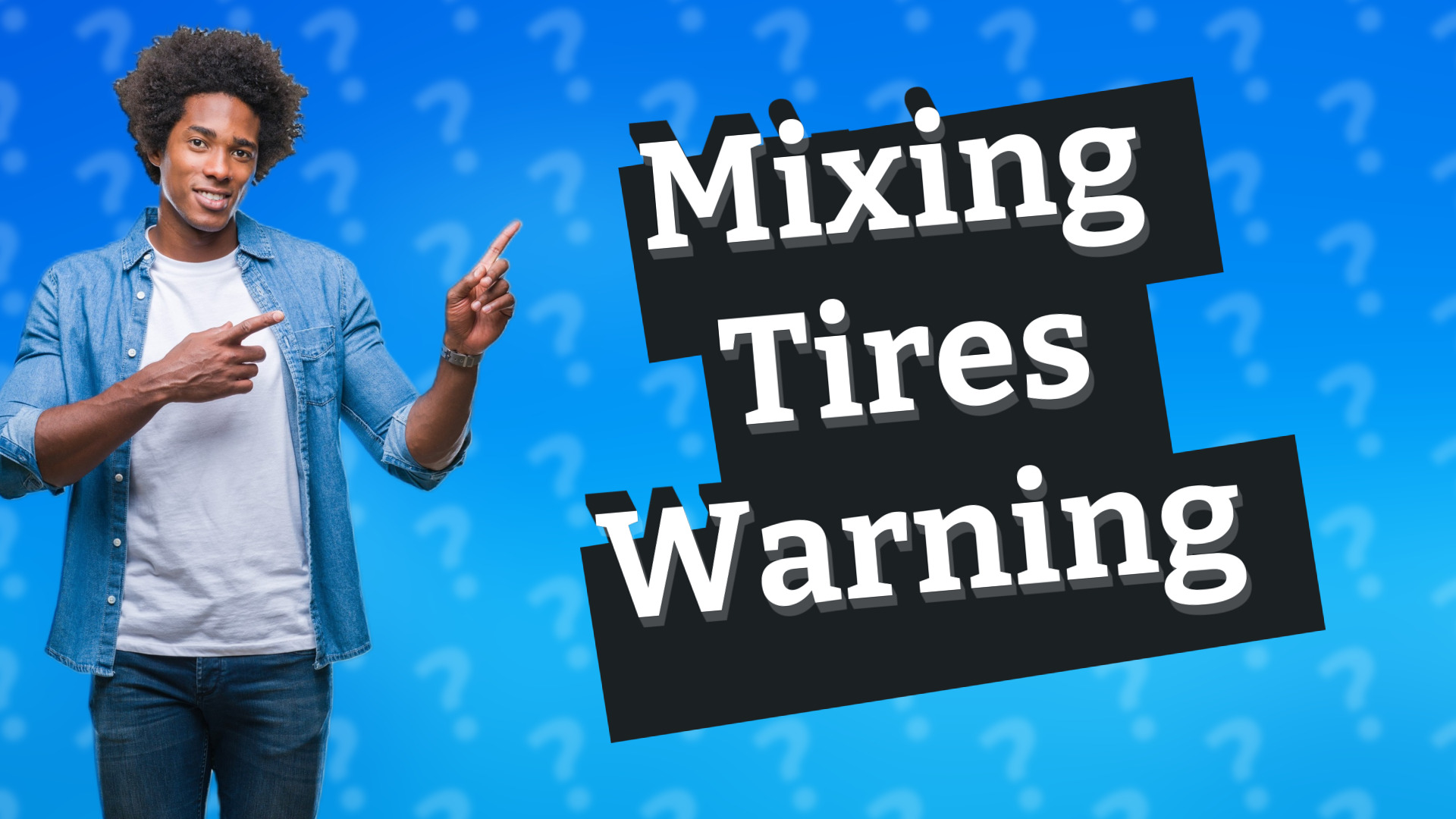 Mixing Tires Warning