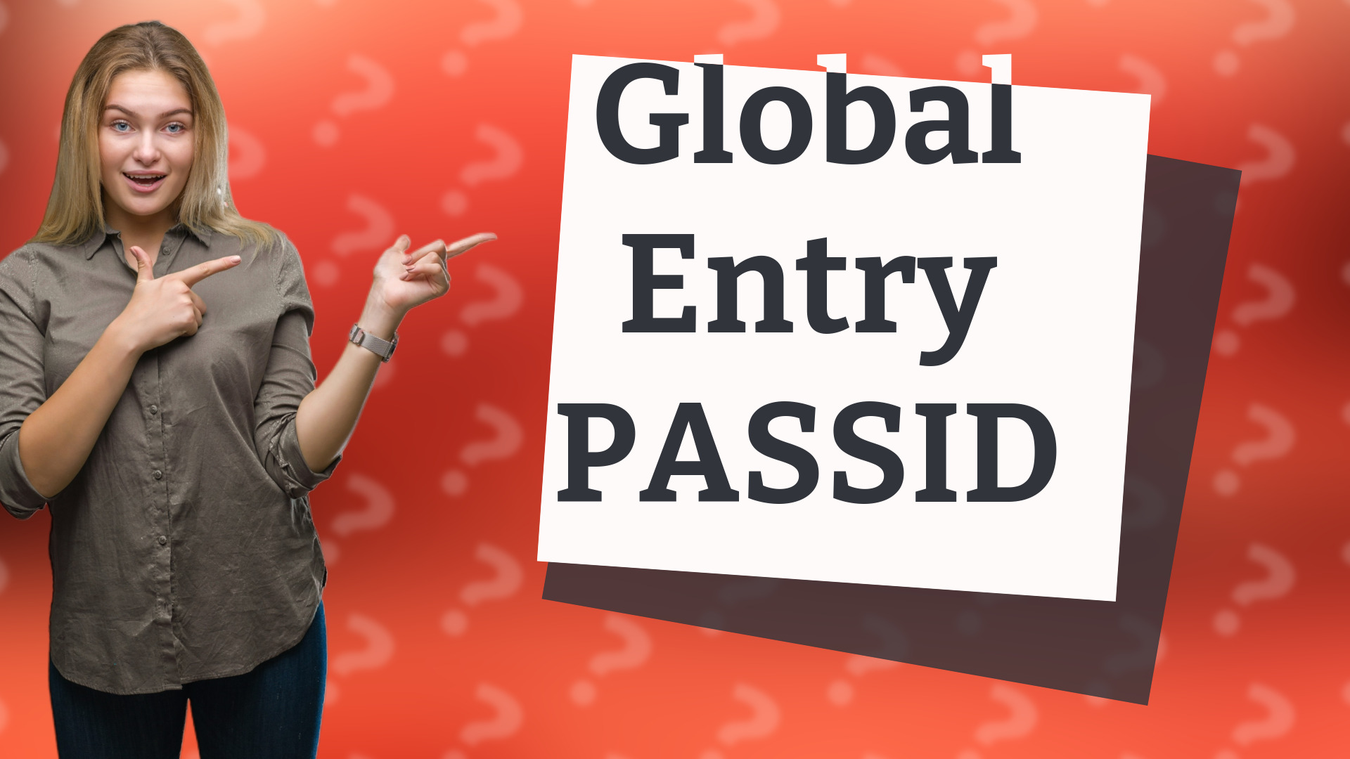 Global Entry PASSID