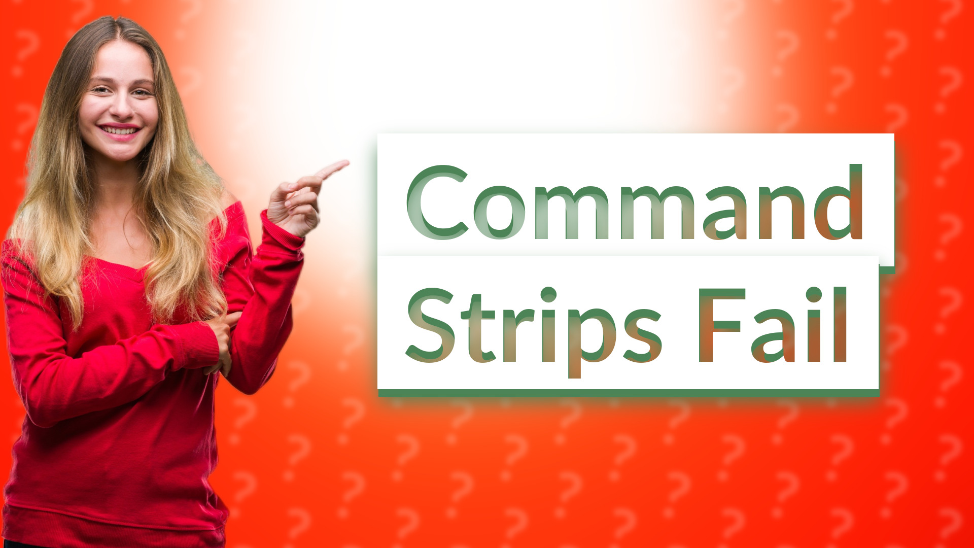 Command Strips Fail