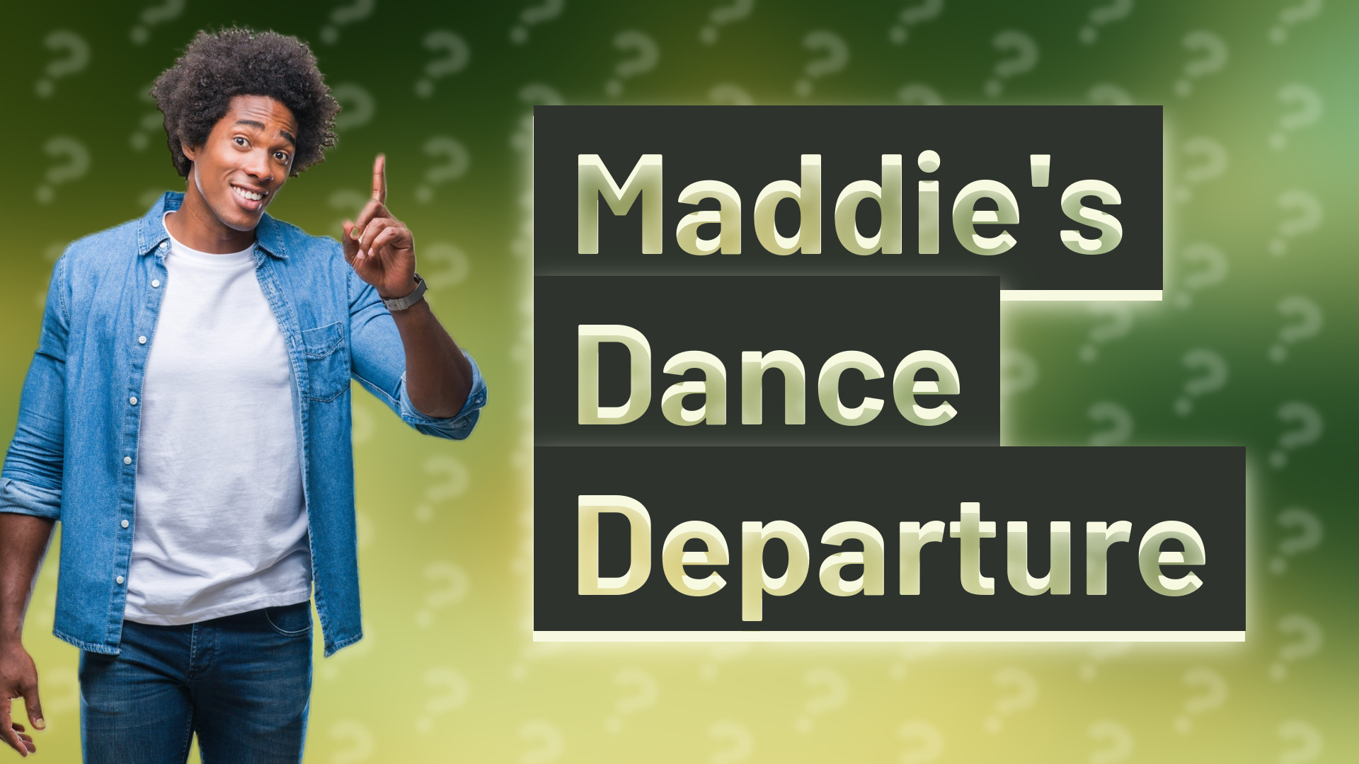 Maddie's Dance Departure