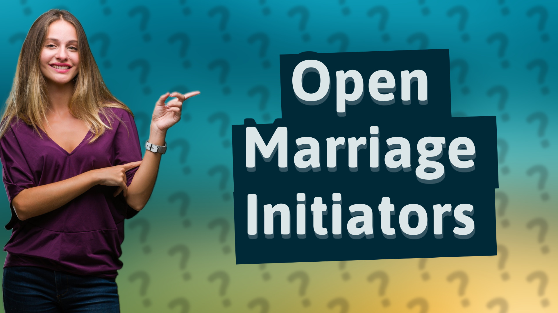 Open Marriage Initiators