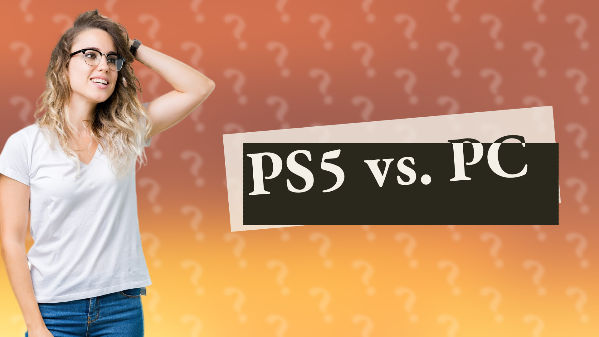 PS5 vs. PC