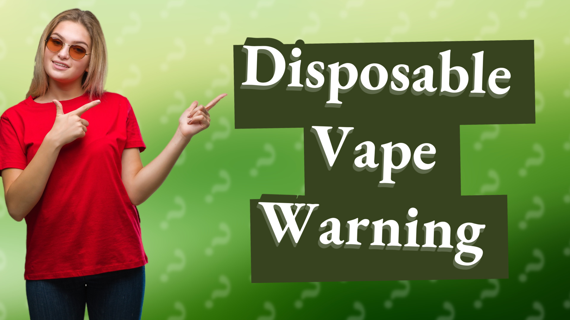 Disposable Vape Warning