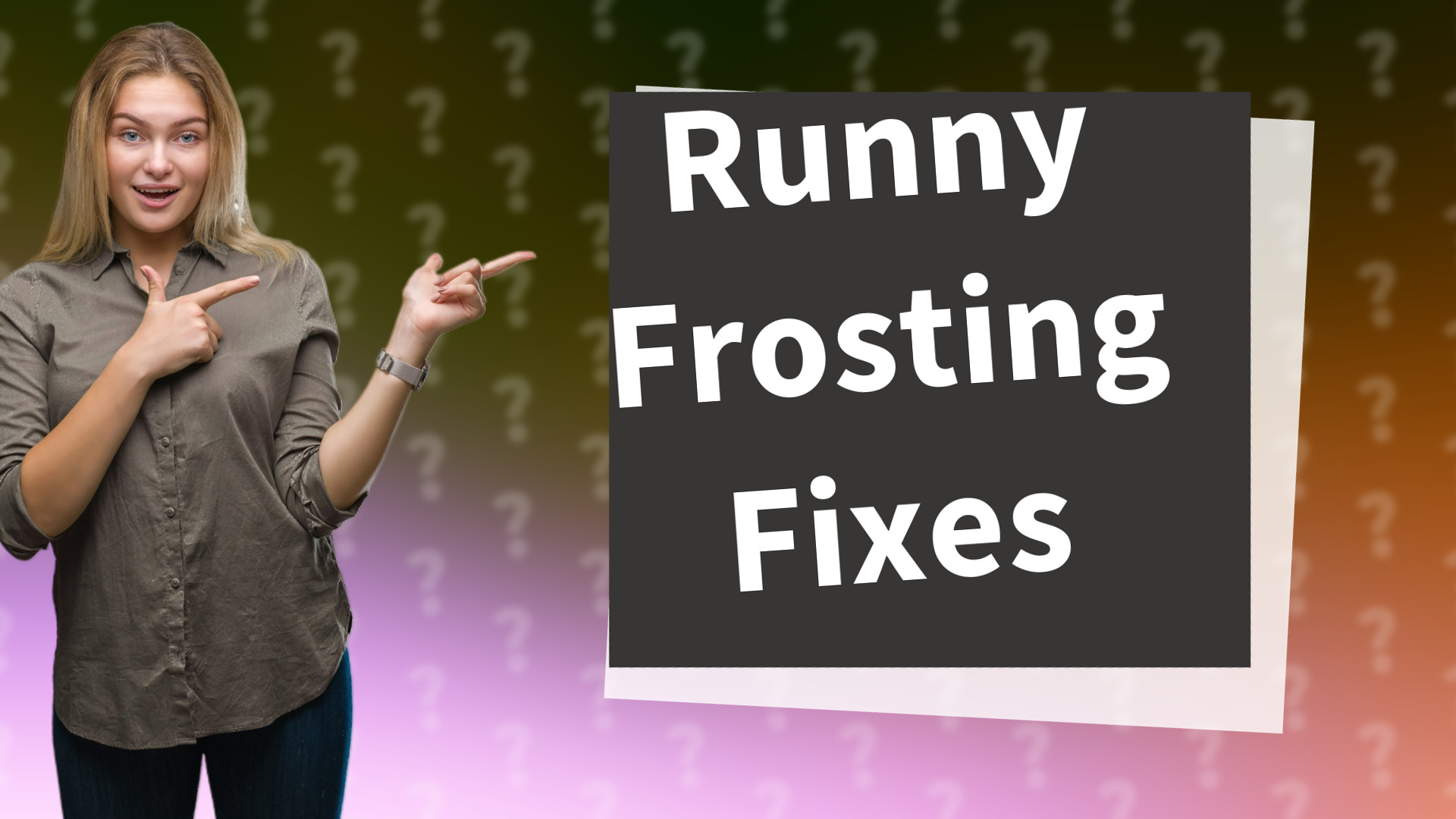 Runny Frosting Fixes
