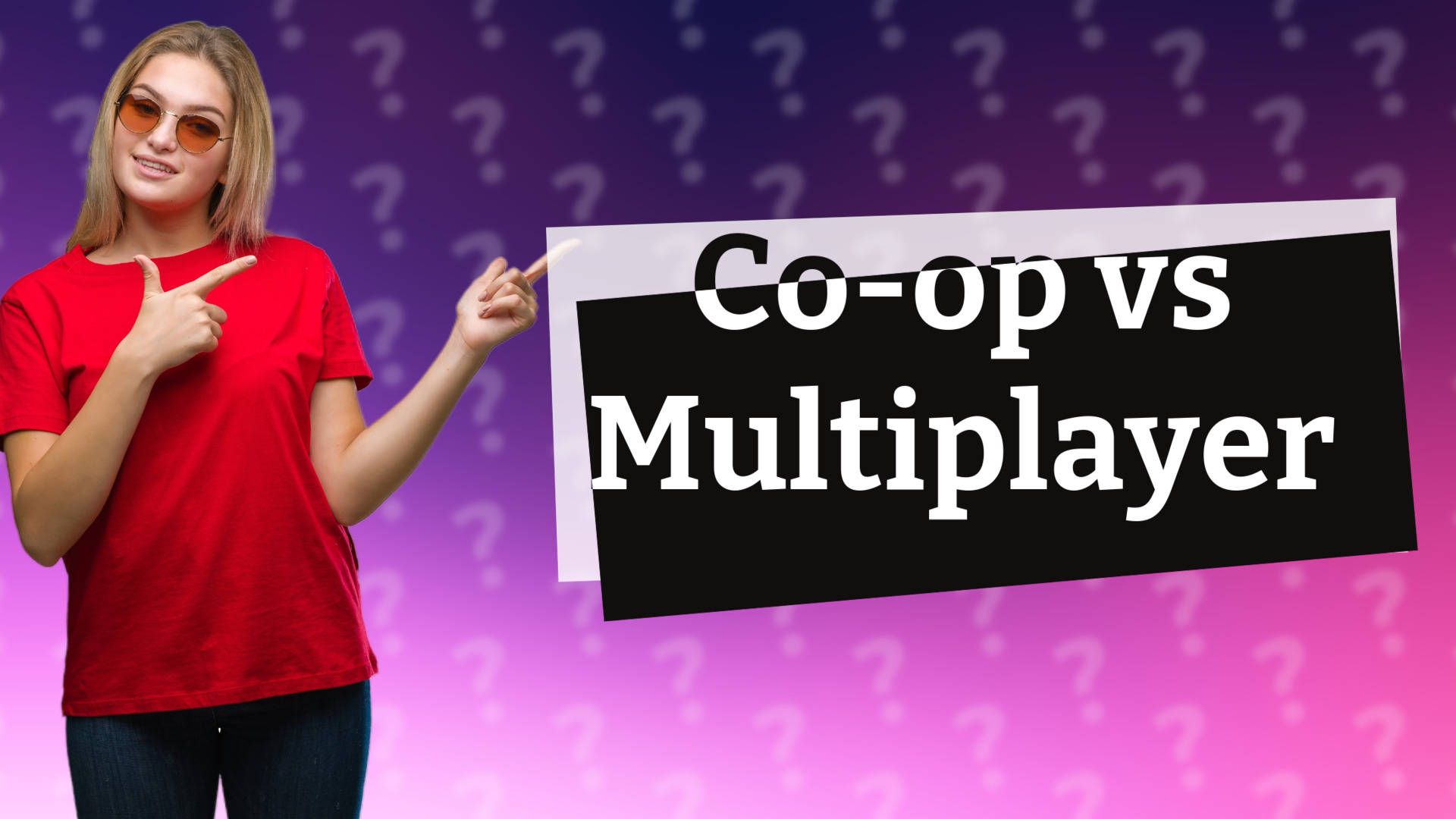 Co-op vs Multiplayer