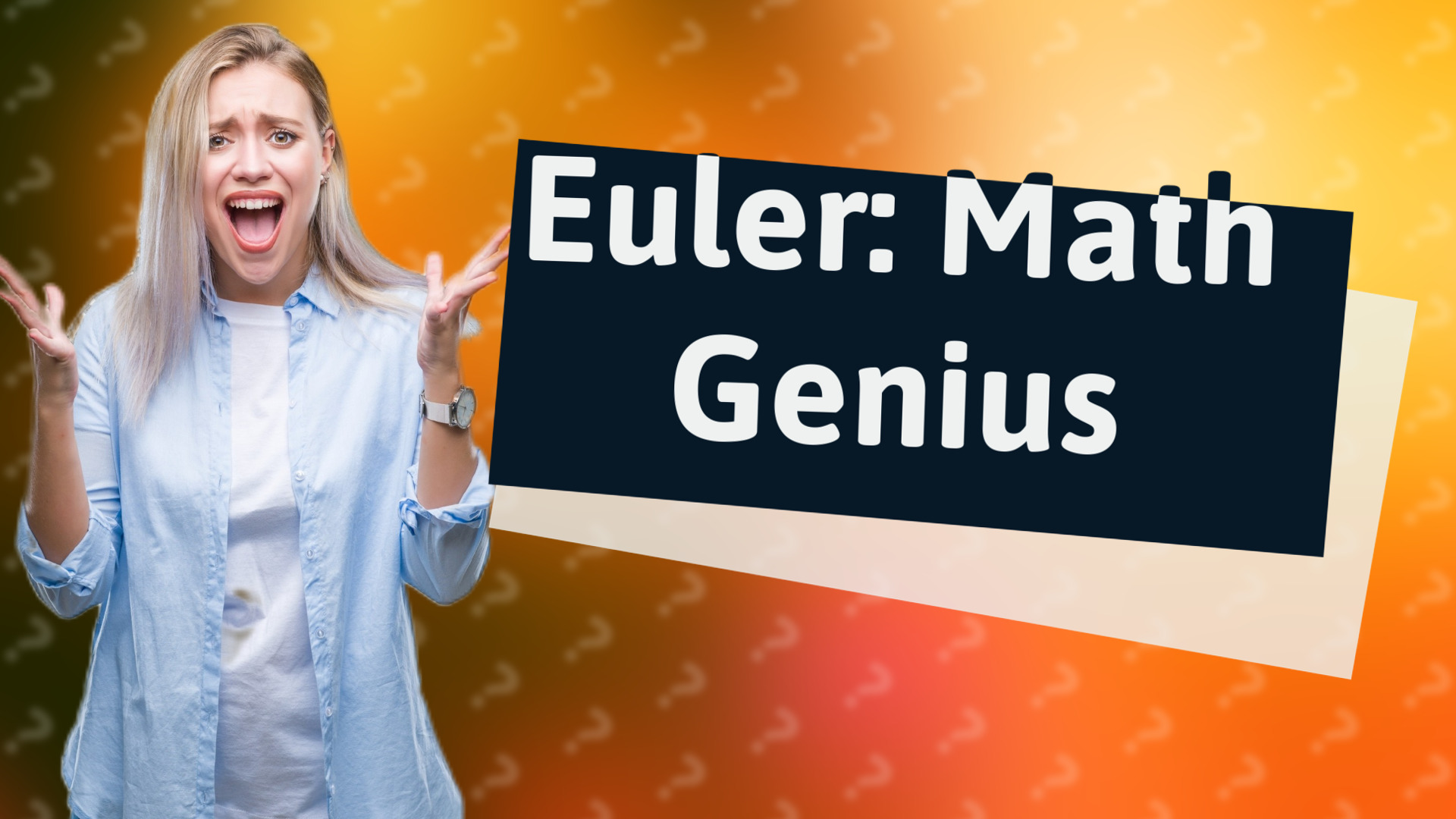 Euler: Math Genius