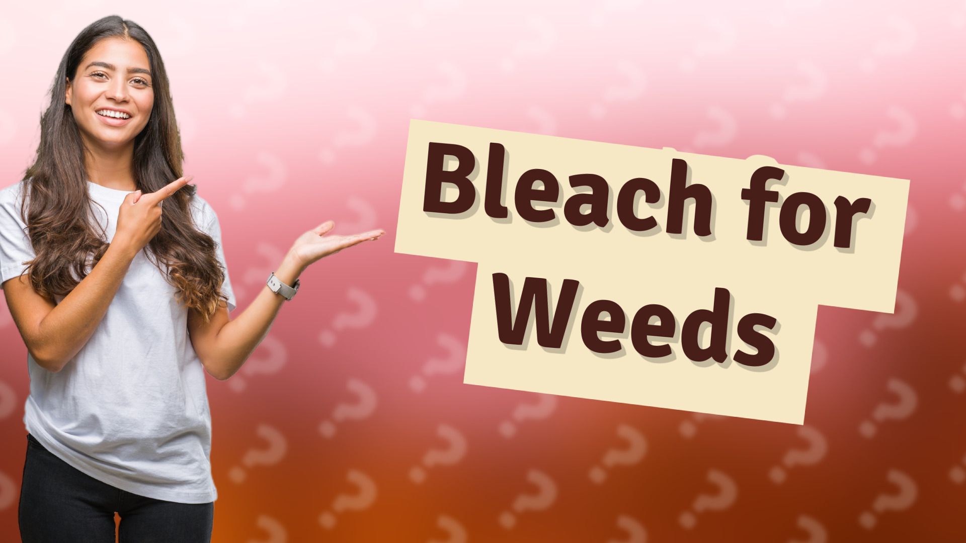 Bleach for Weeds
