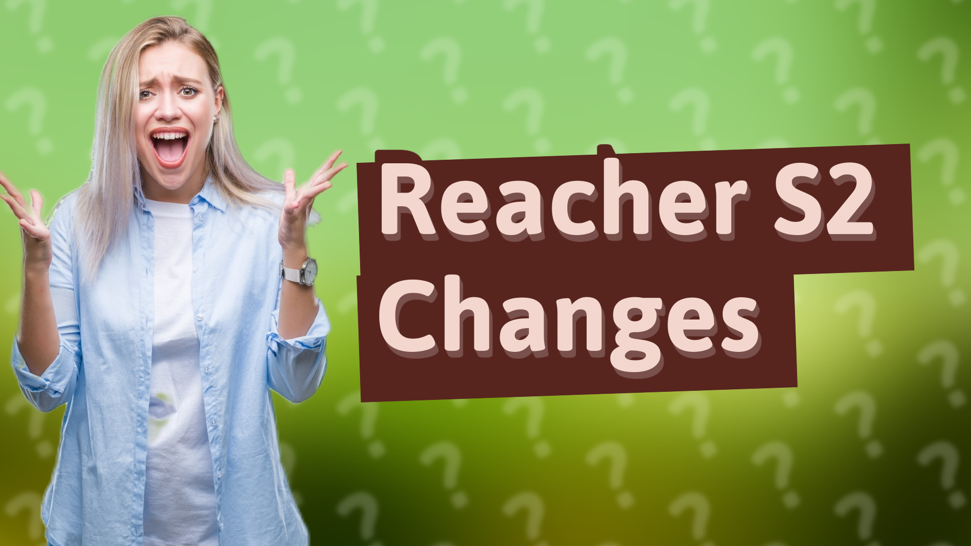 Reacher S2 Changes
