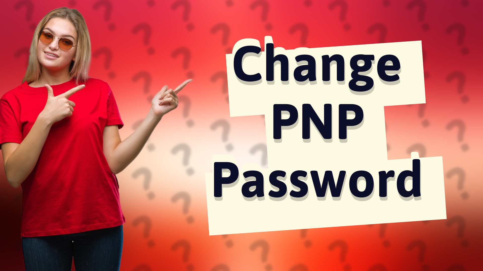 Change PNP Password