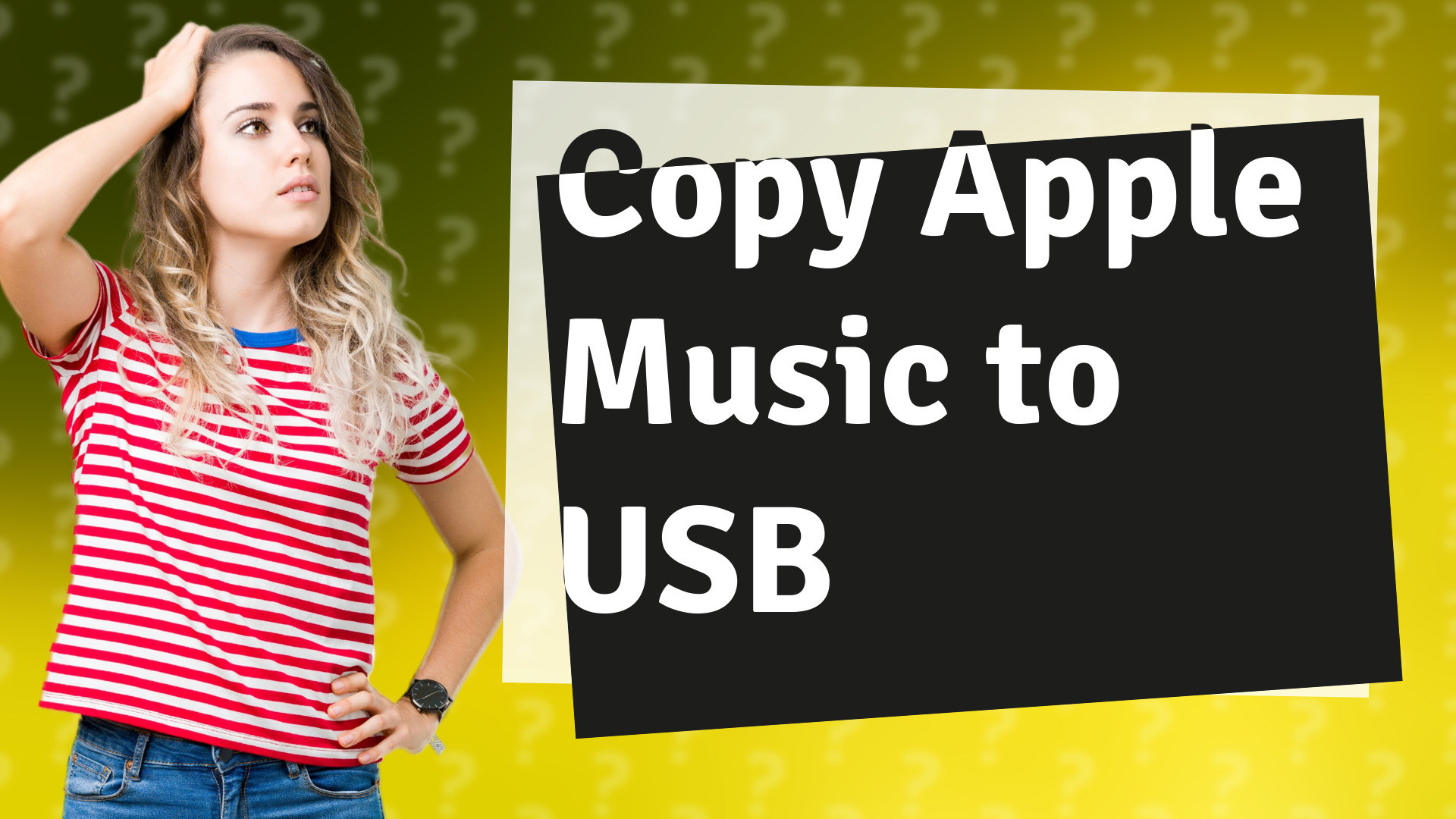 Copy Apple Music to USB