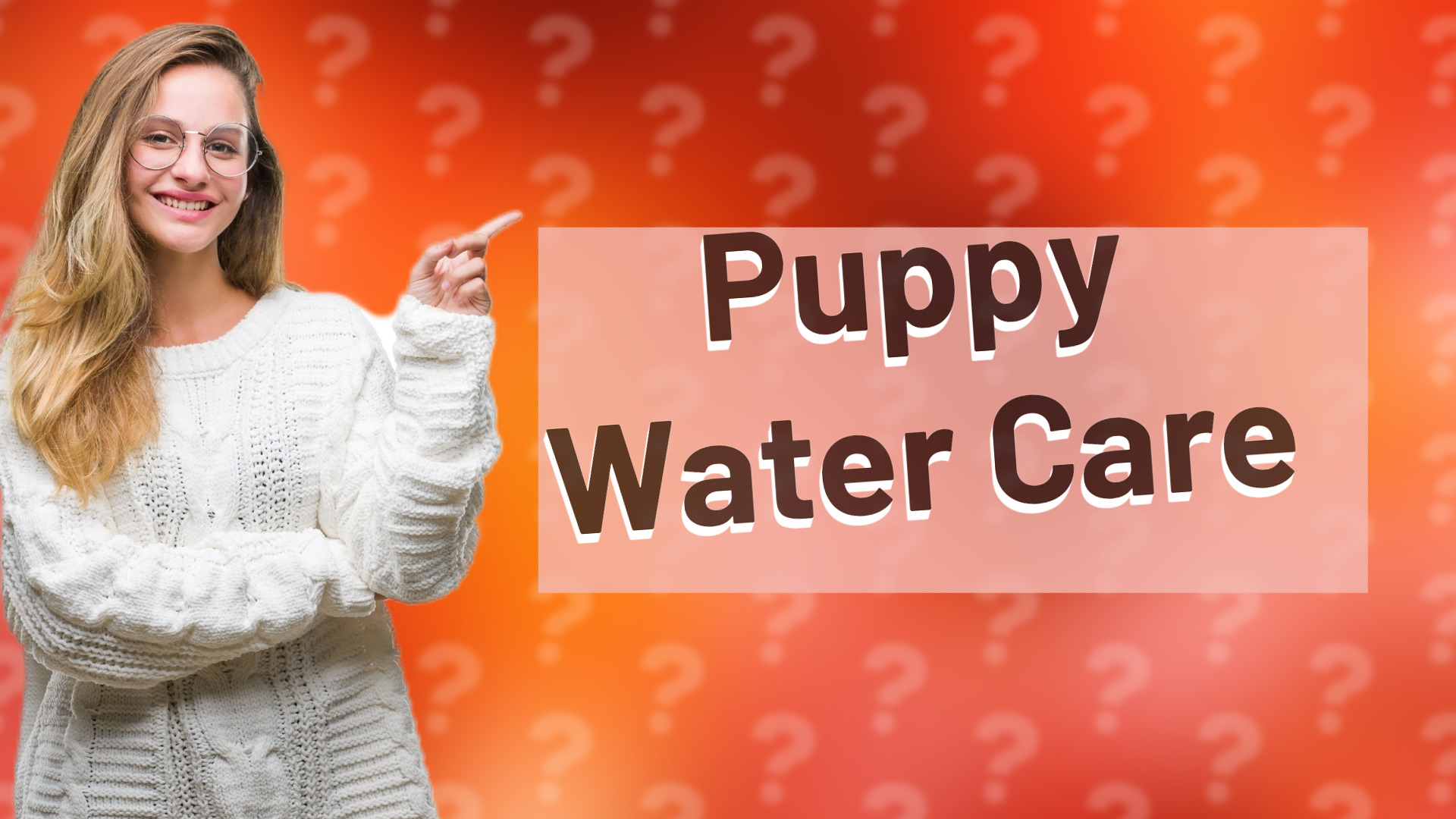 Puppy Water Care