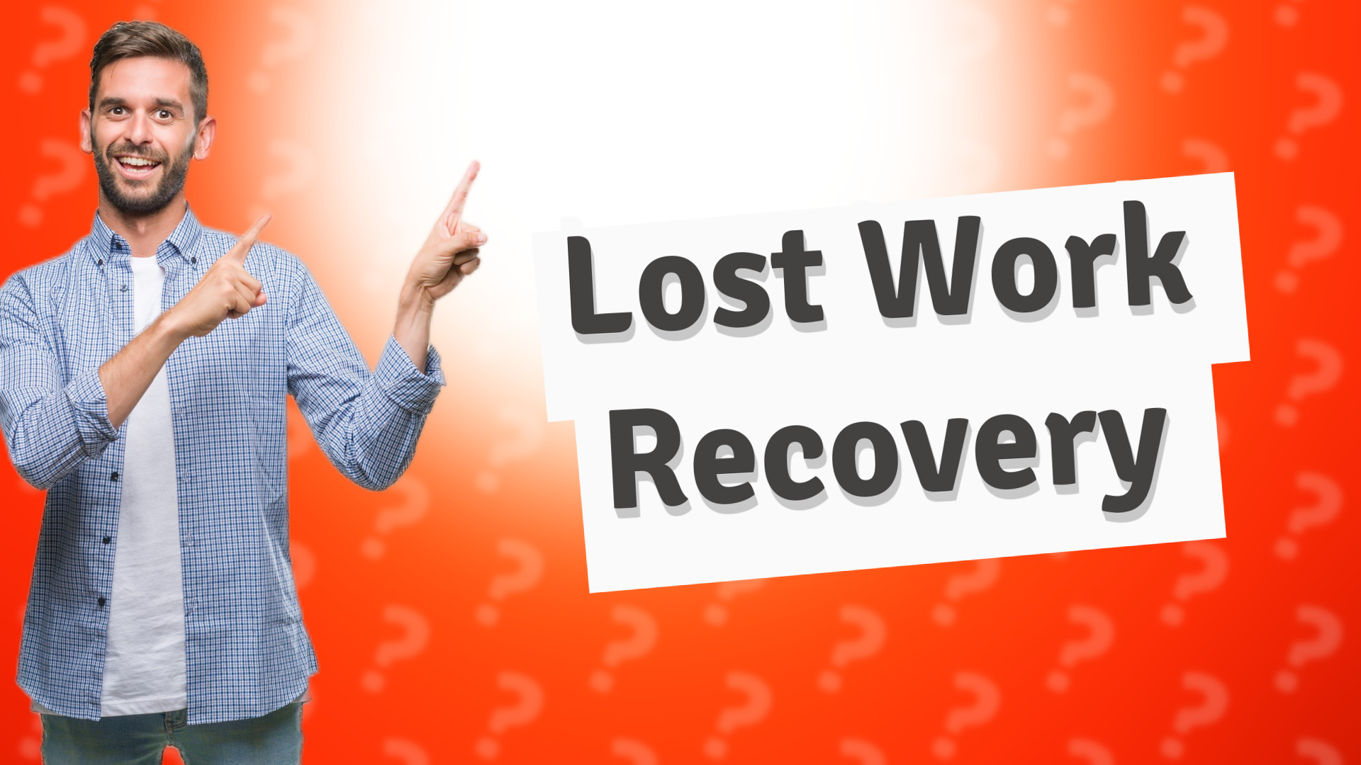 Lost Work Recovery