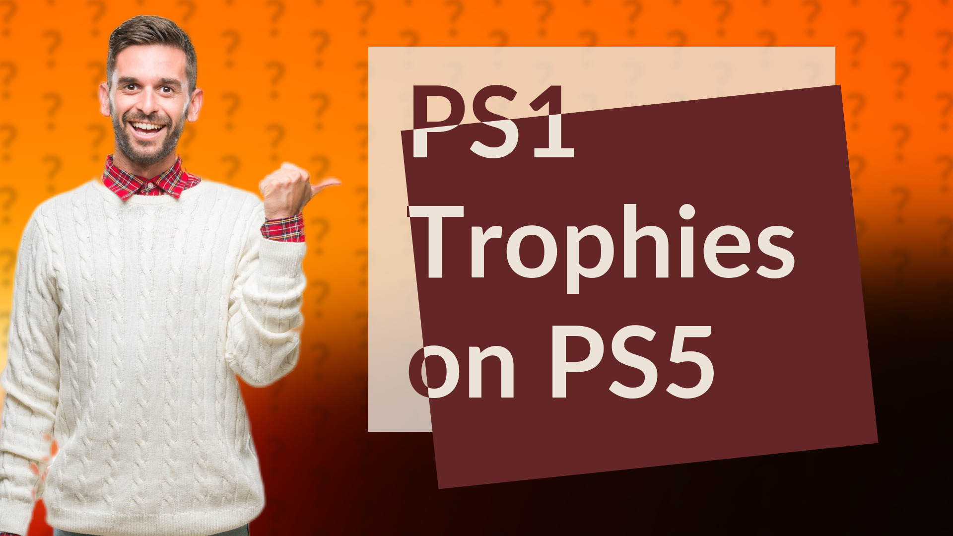 PS1 Trophies on PS5