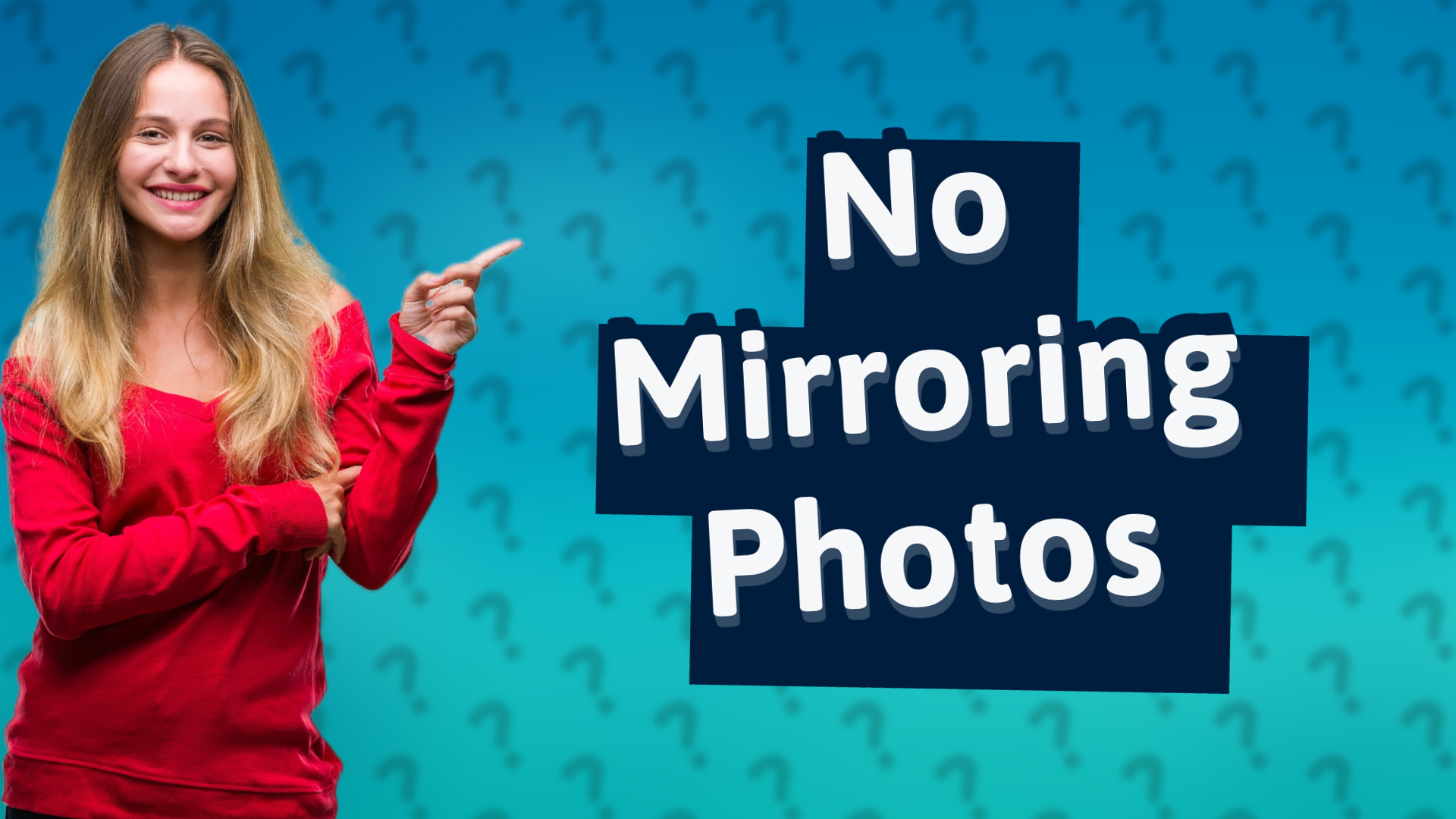 No Mirroring Photos