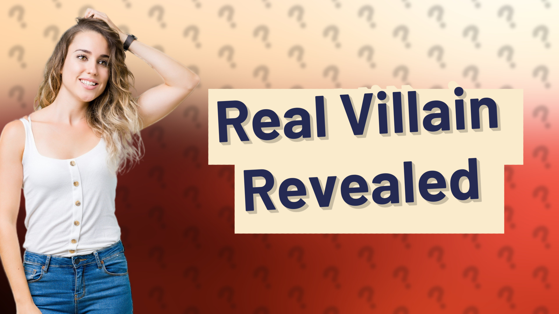 Real Villain Revealed
