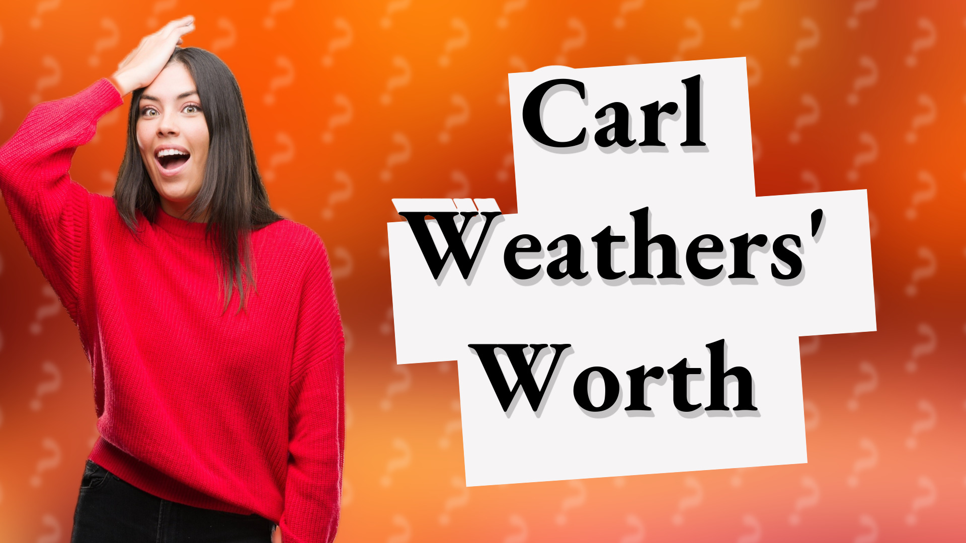 Carl Weathers' Worth
