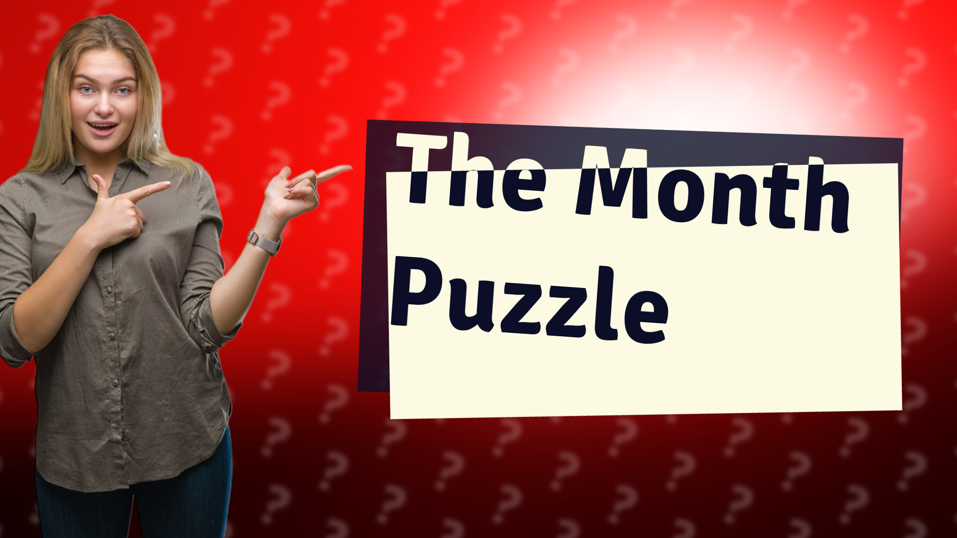 The Month Puzzle