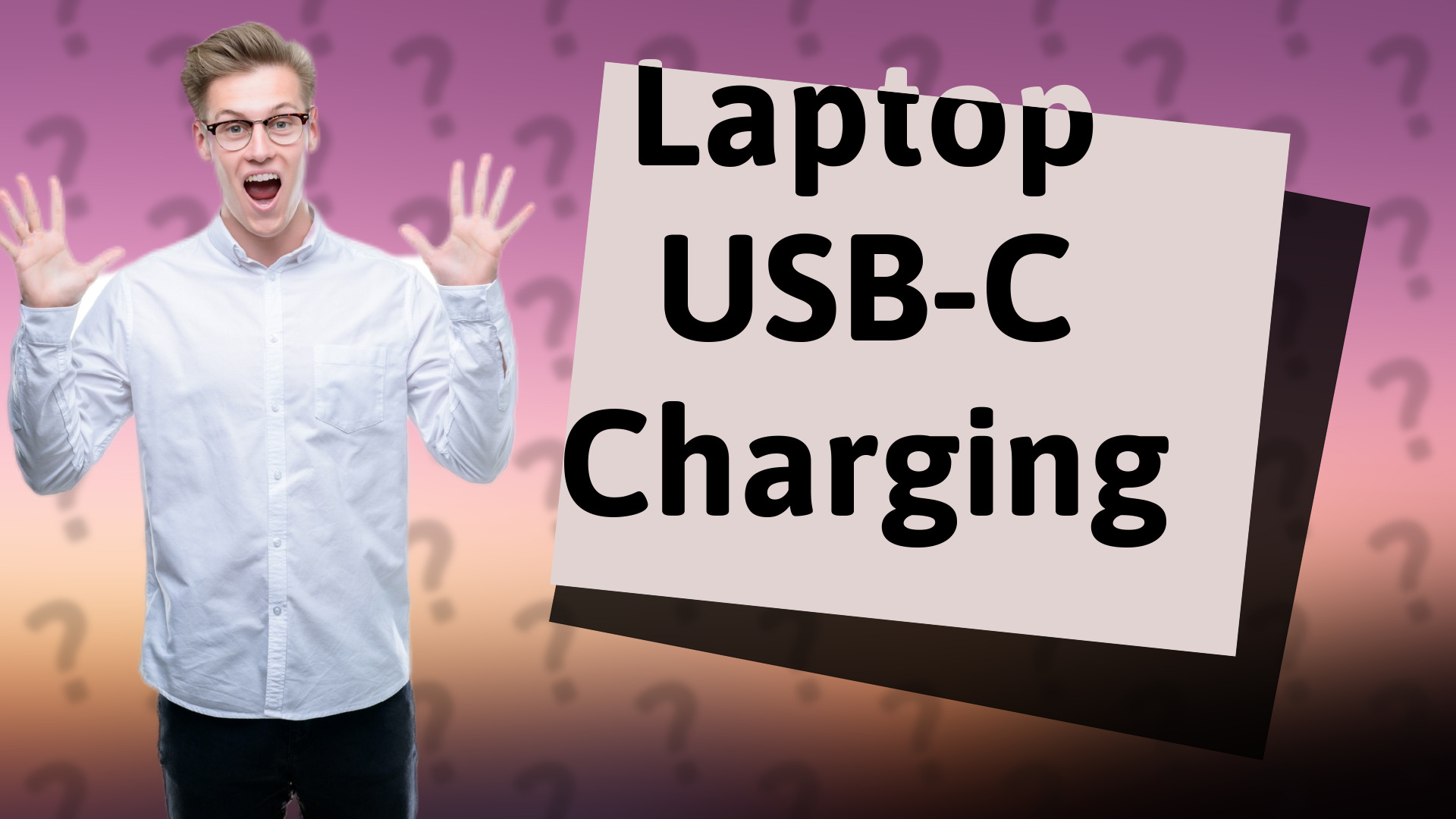 Laptop USB-C Charging
