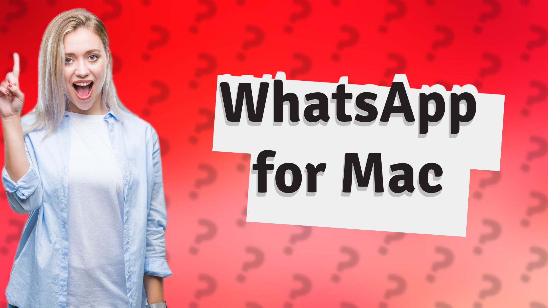 WhatsApp for Mac
