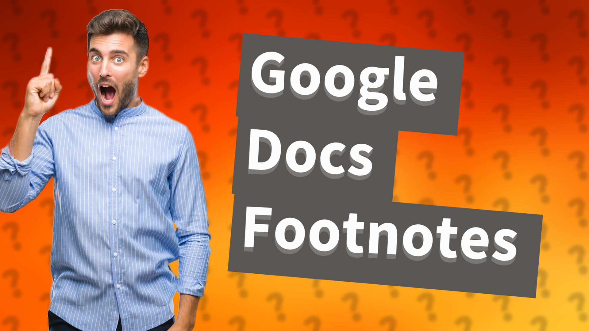 Google Docs Footnotes