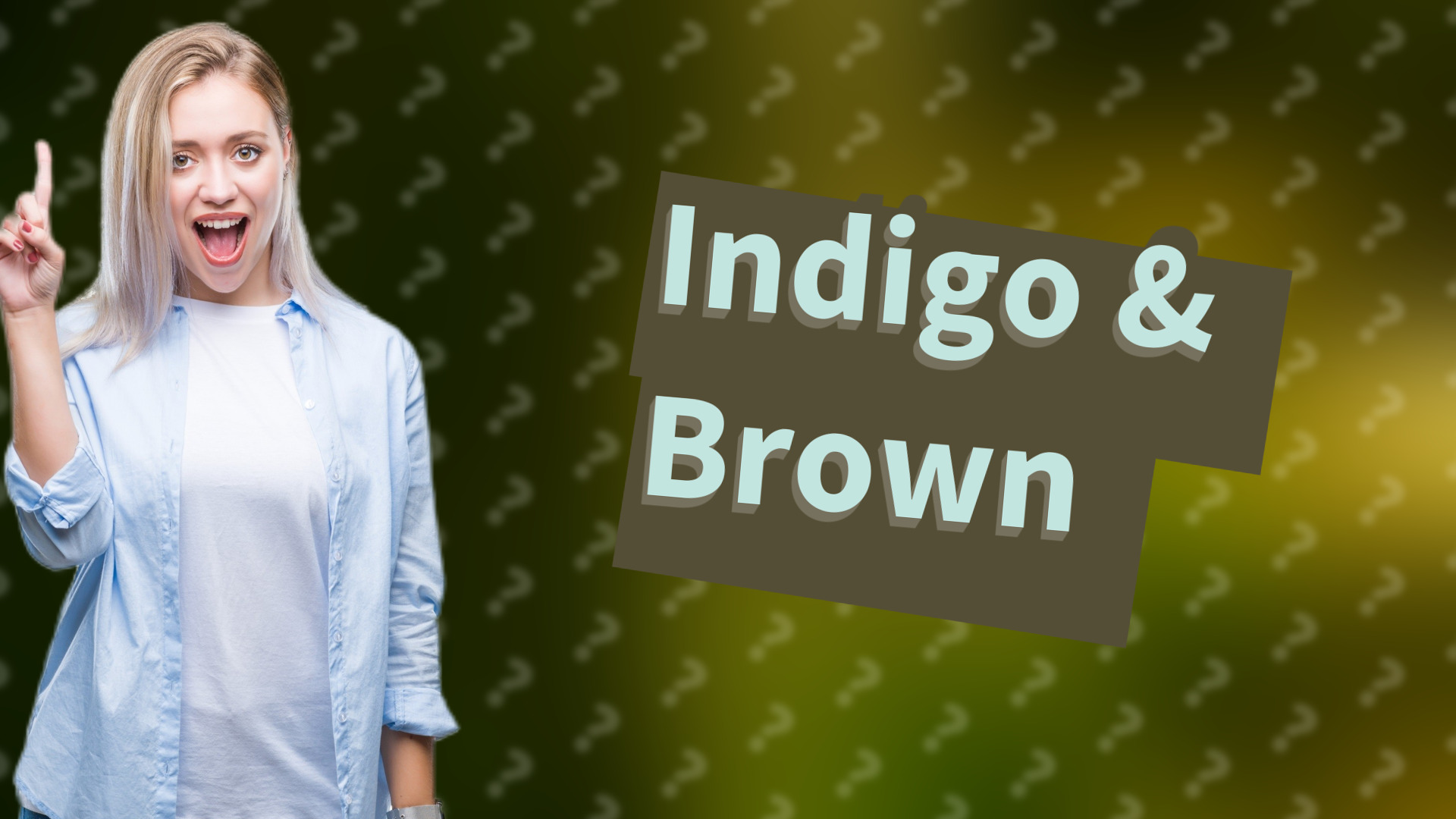 Indigo & Brown