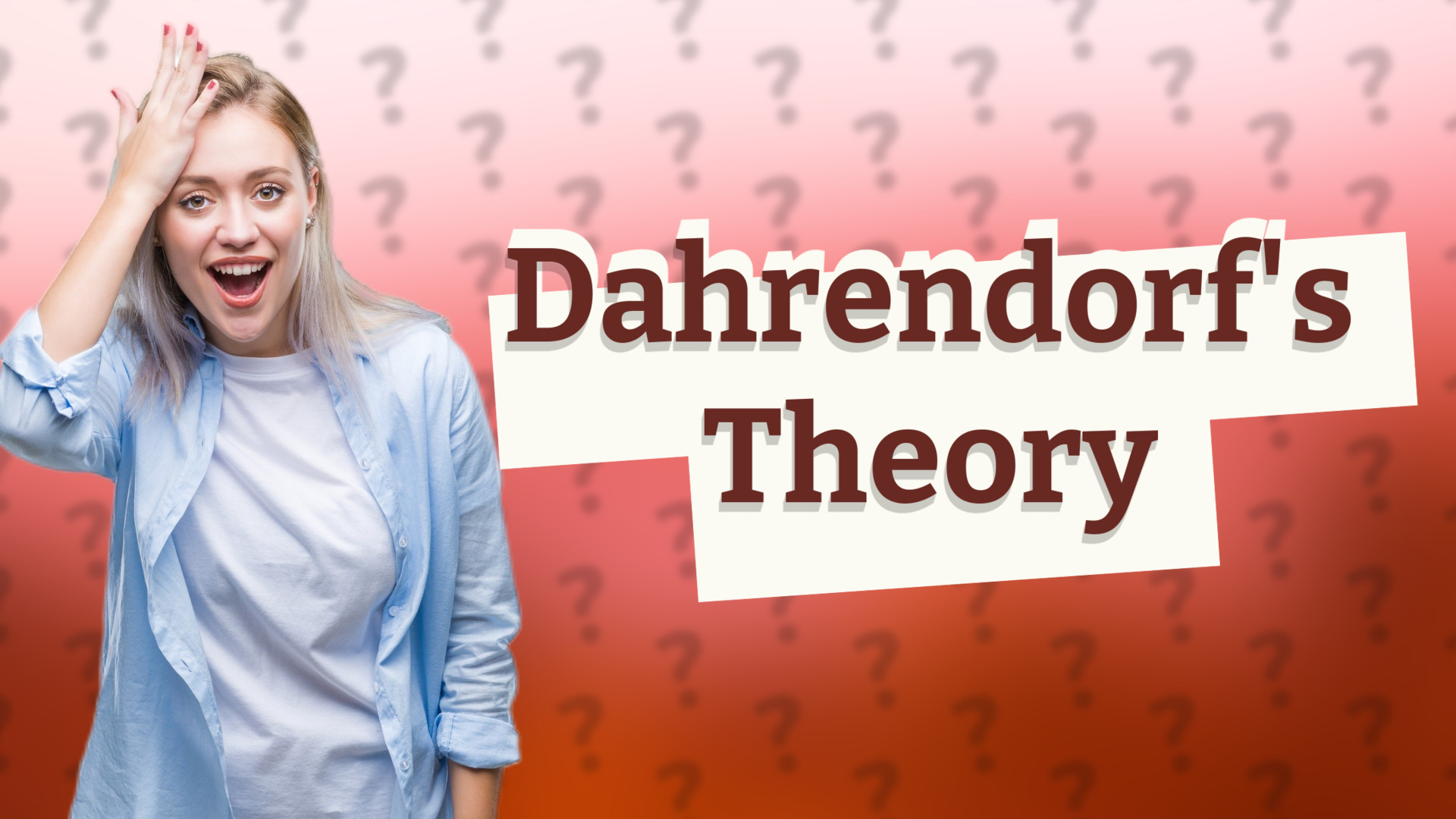 Dahrendorf's Theory