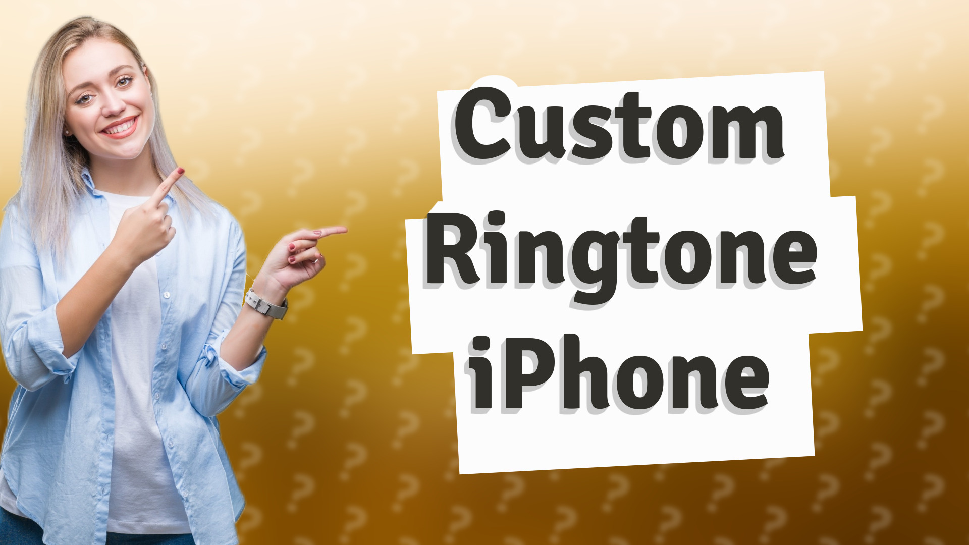 Custom Ringtone iPhone