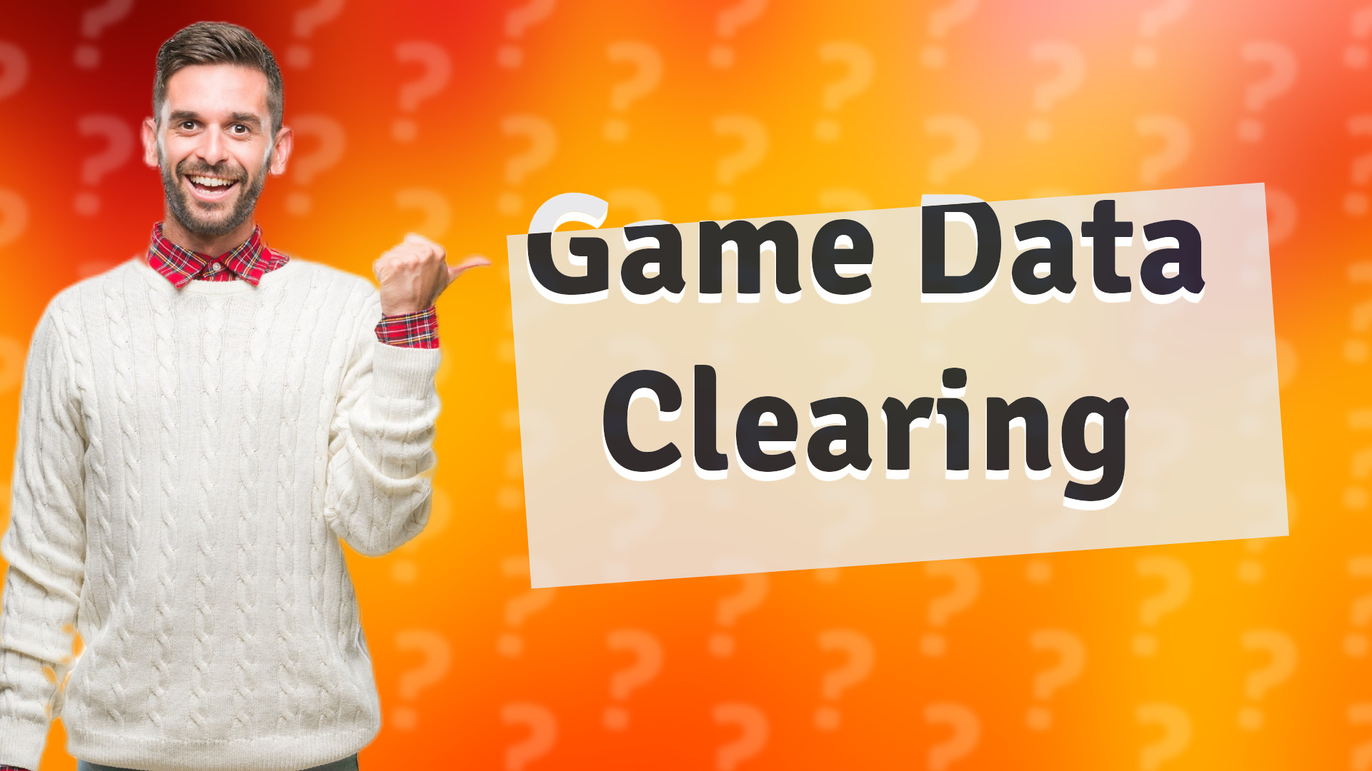 Game Data Clearing