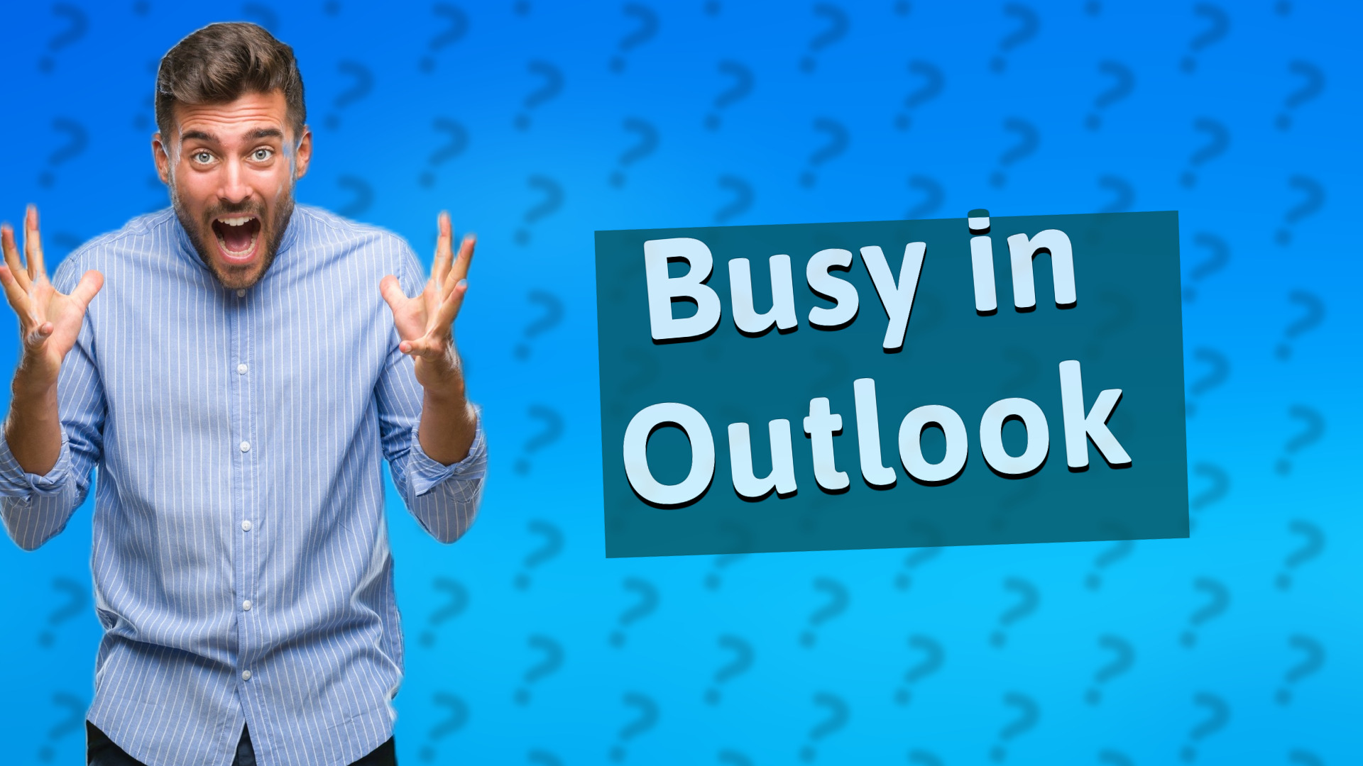 Busy in Outlook