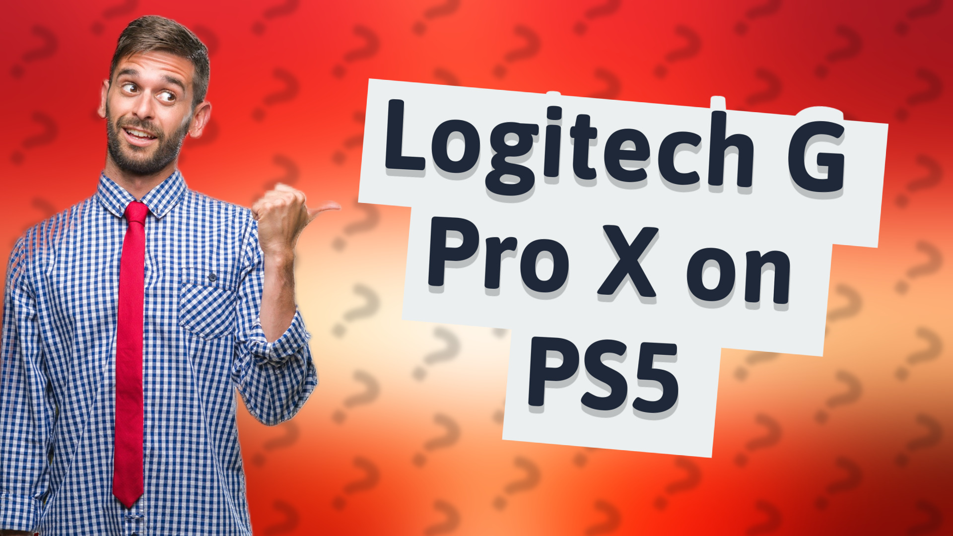 Logitech G Pro X on PS5