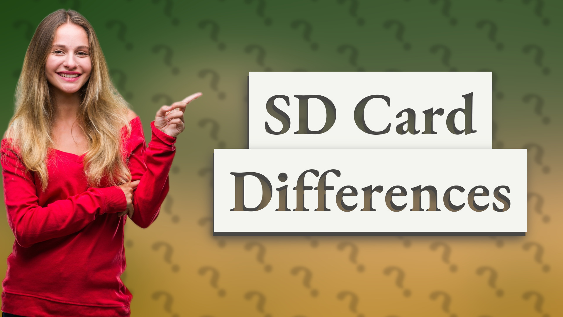 SD Card Differences