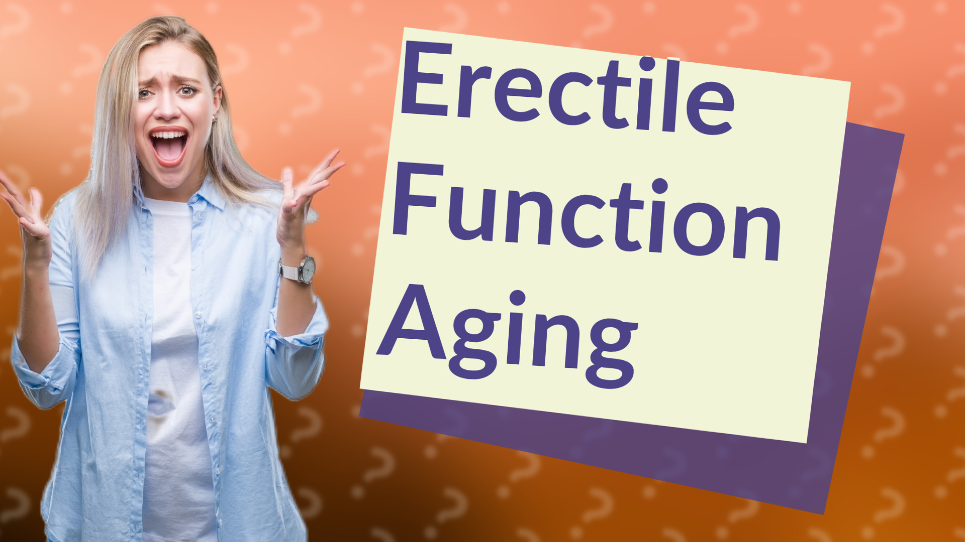 Erectile Function Aging