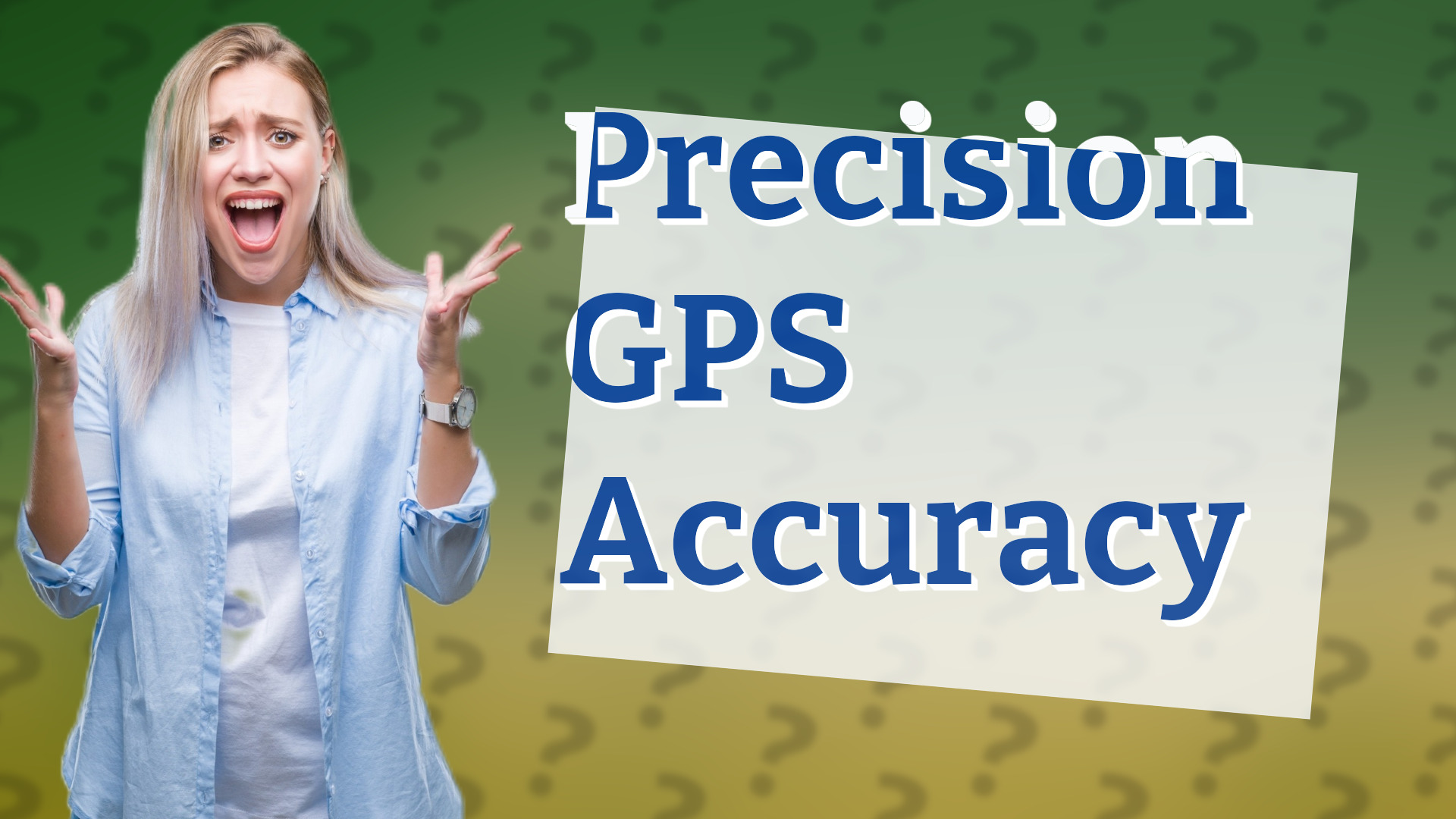 Precision GPS Accuracy