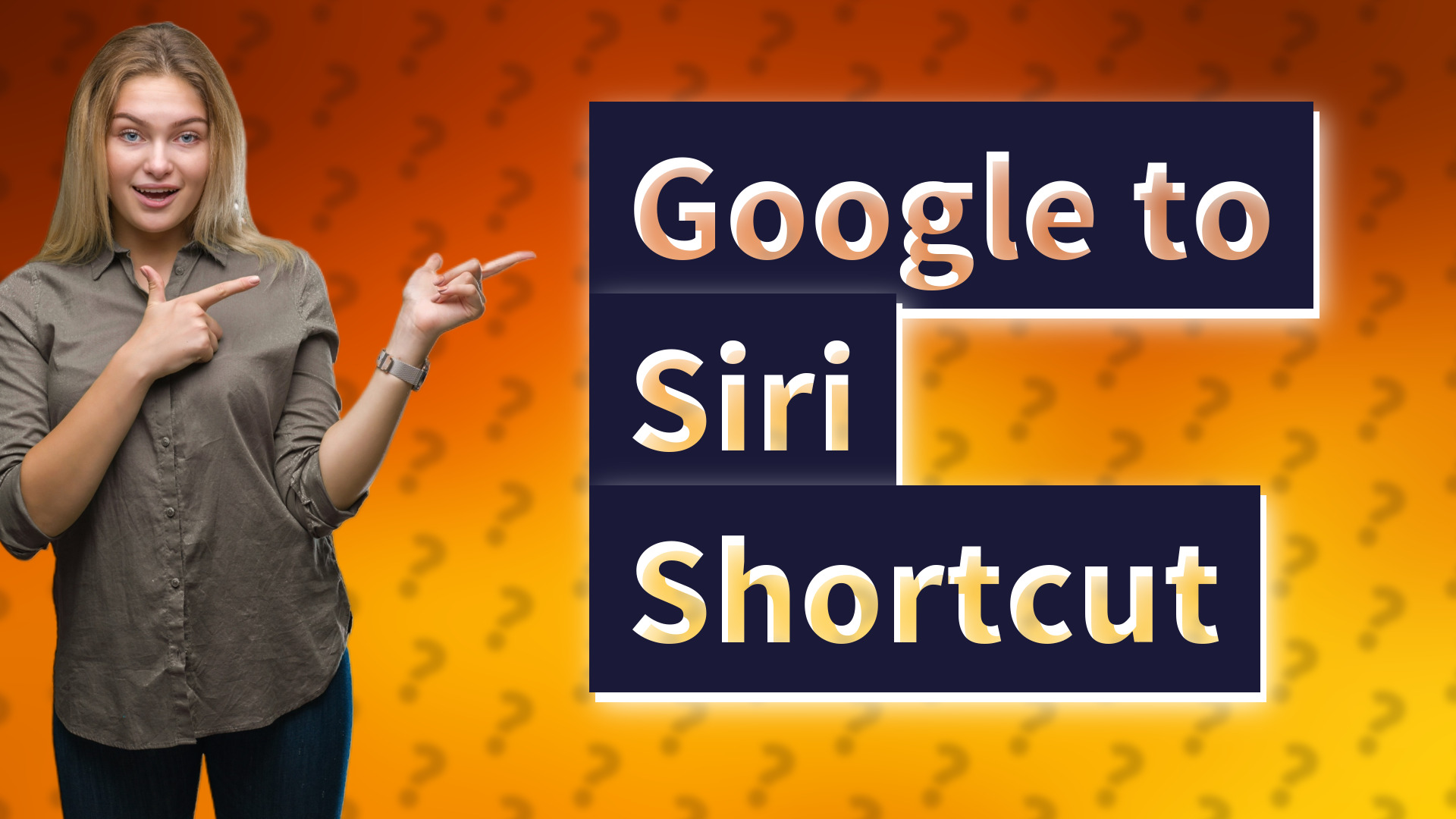 Google to Siri Shortcut