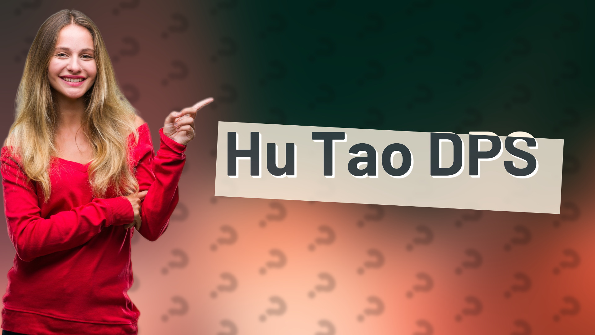 Hu Tao DPS