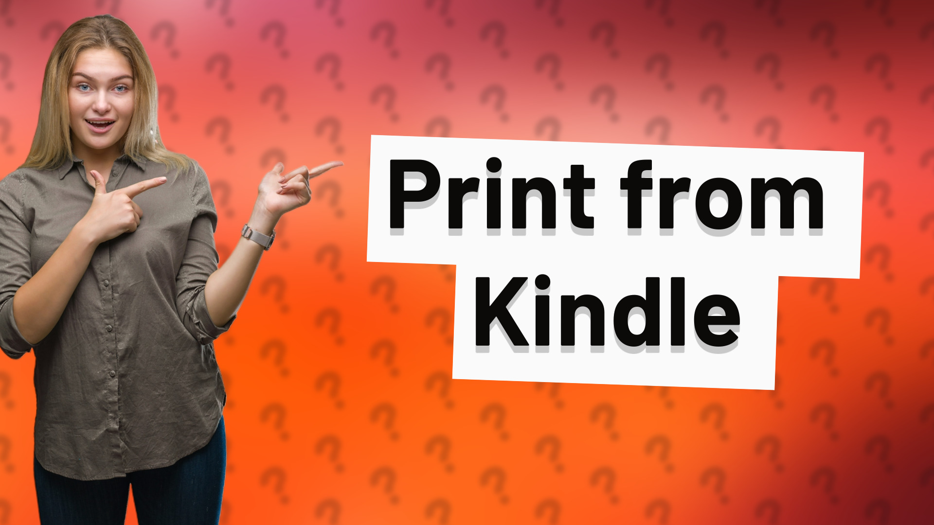 Print from Kindle