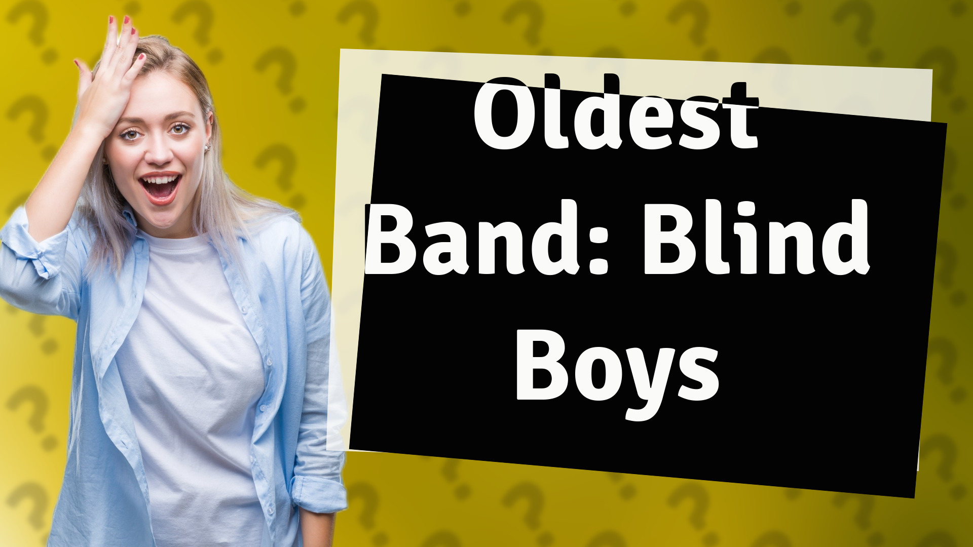 Oldest Band: Blind Boys