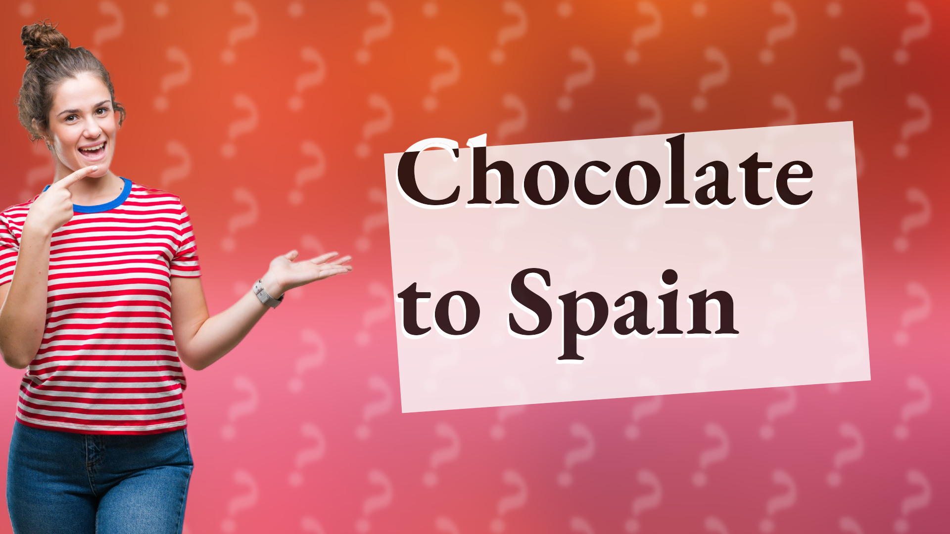 Chocolate to Spain