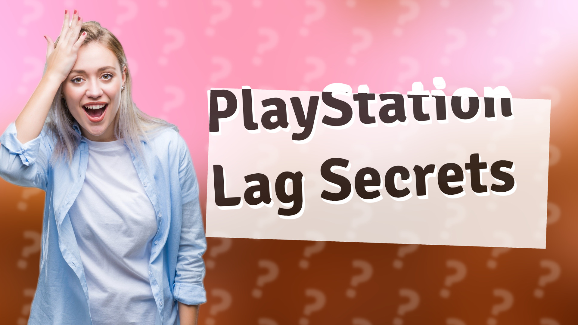 PlayStation Lag Secrets