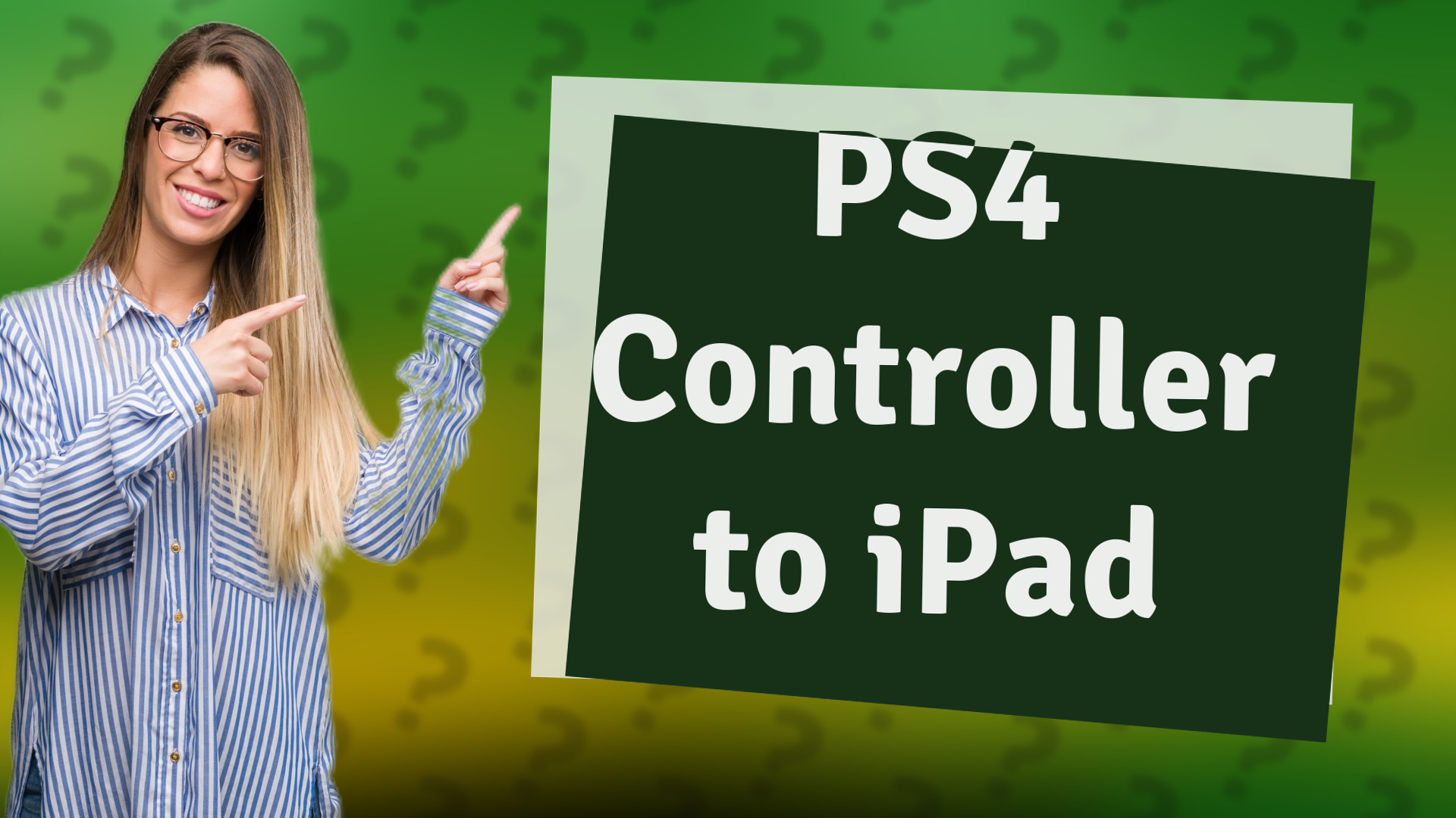 PS4 Controller to iPad