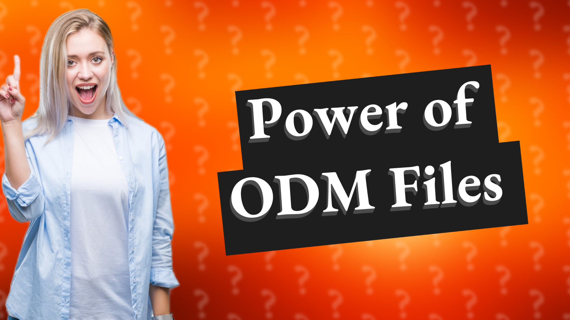 Power of ODM Files