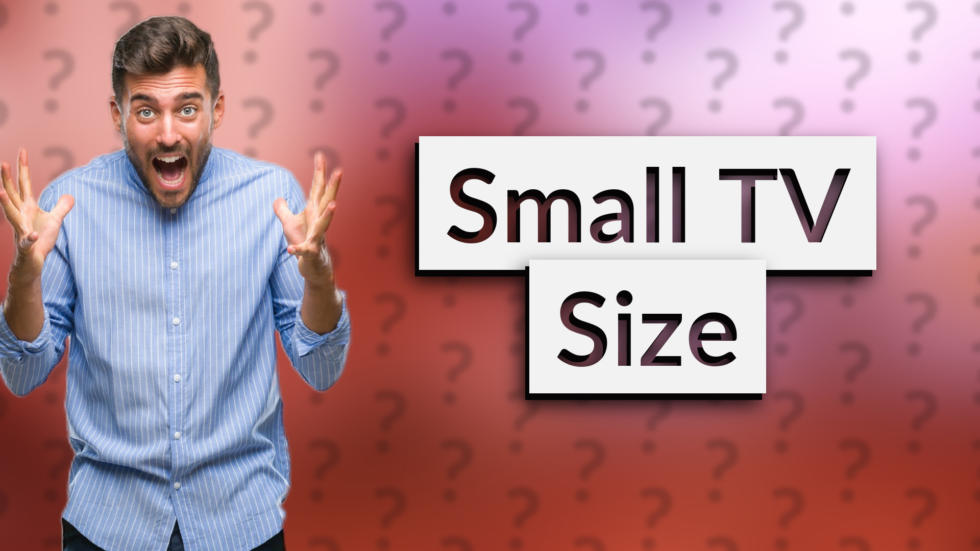 Small TV Size