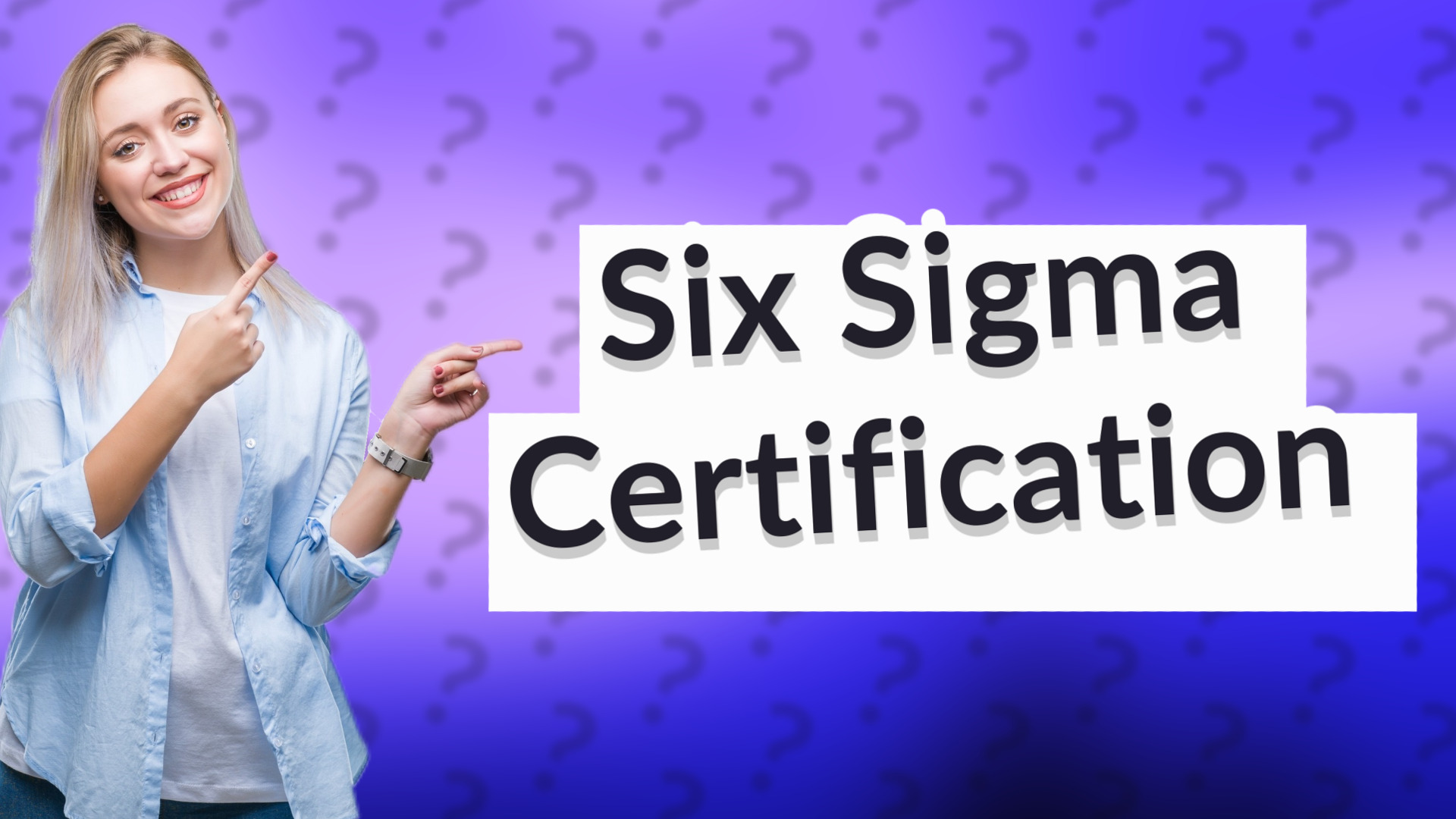 Six Sigma Certification