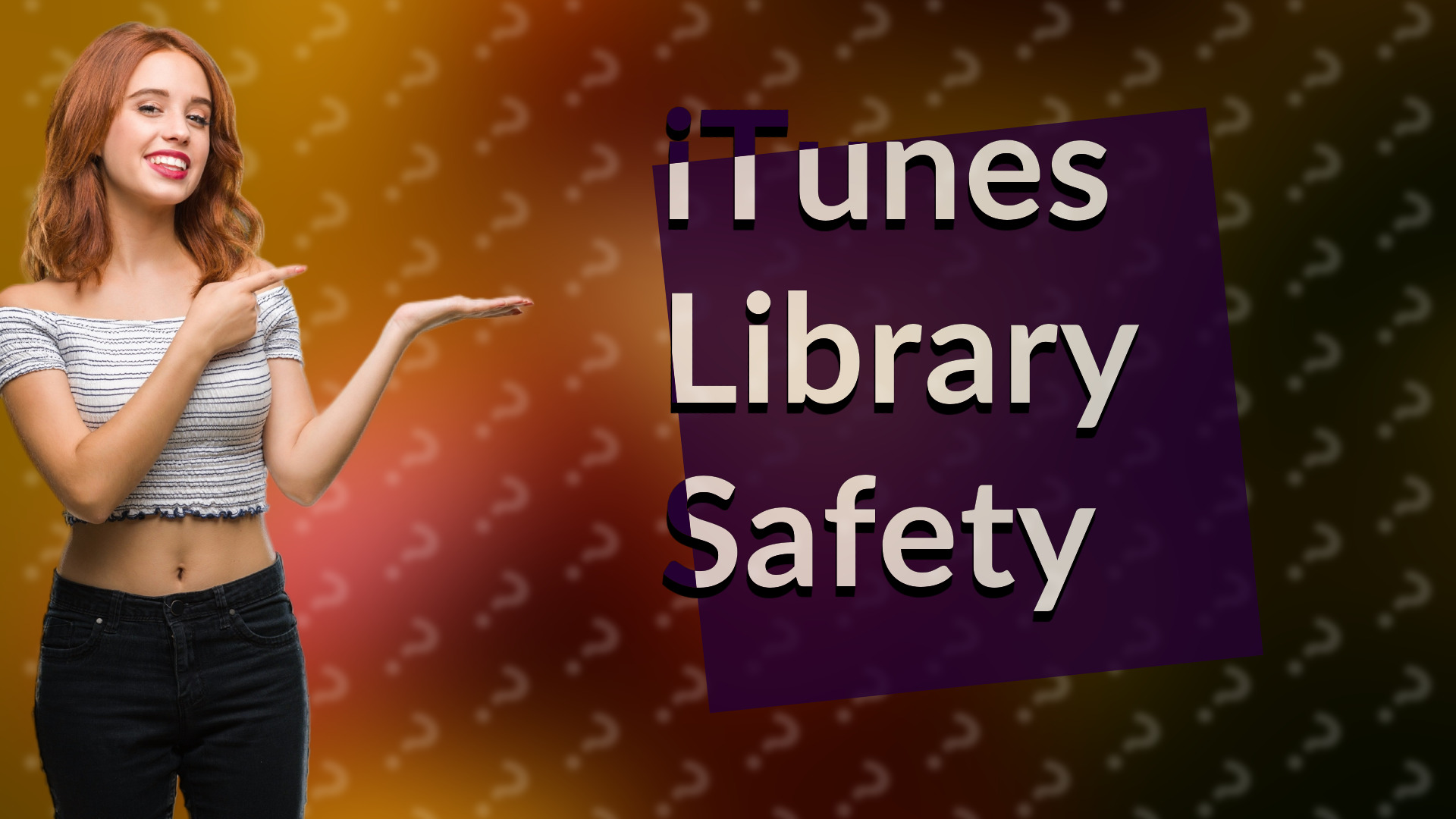 iTunes Library Safety