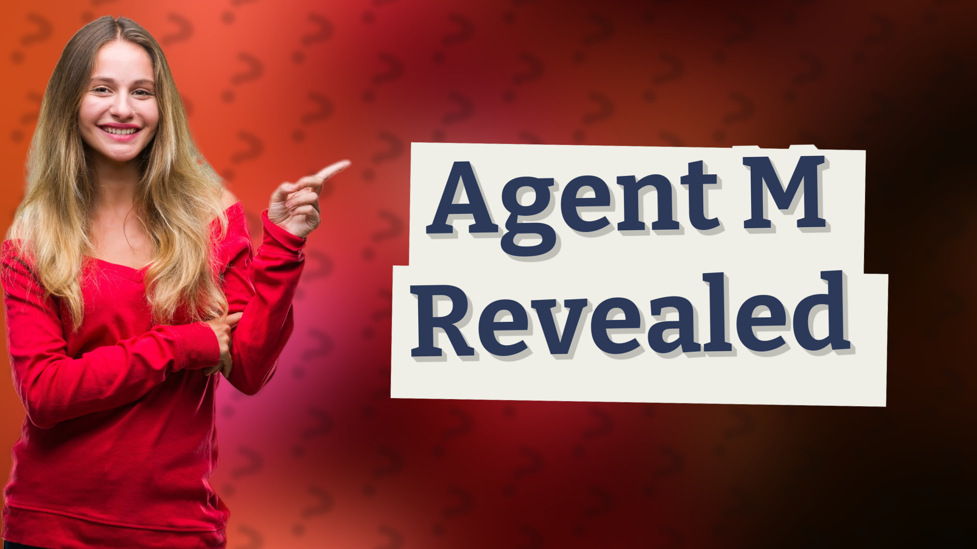 Agent M Revealed