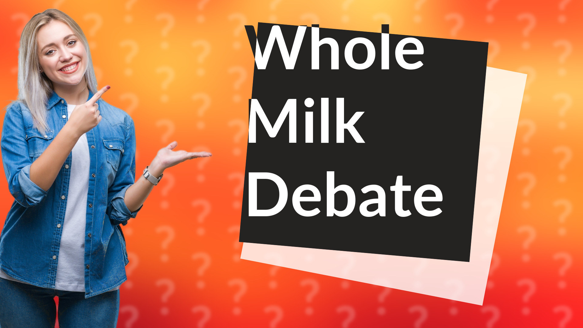 Whole Milk Debate